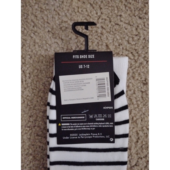 AC/DC Striped Crew Socks - Picture 4 of 4